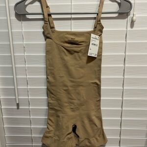 Tan Sleeveless Jumpsuit
